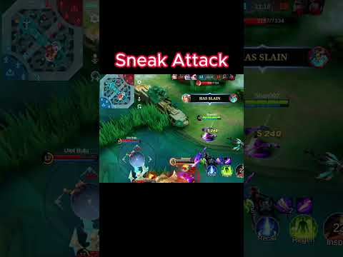 Sneak Attack || Mobile Legend Shots || Mlbb shorts #mlbb#mlbbshorts#short#shots#pascol