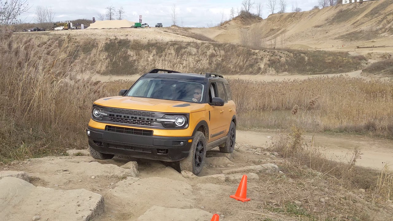 2021 Ford Bronco Sport Climbing up rock trail - YouTube