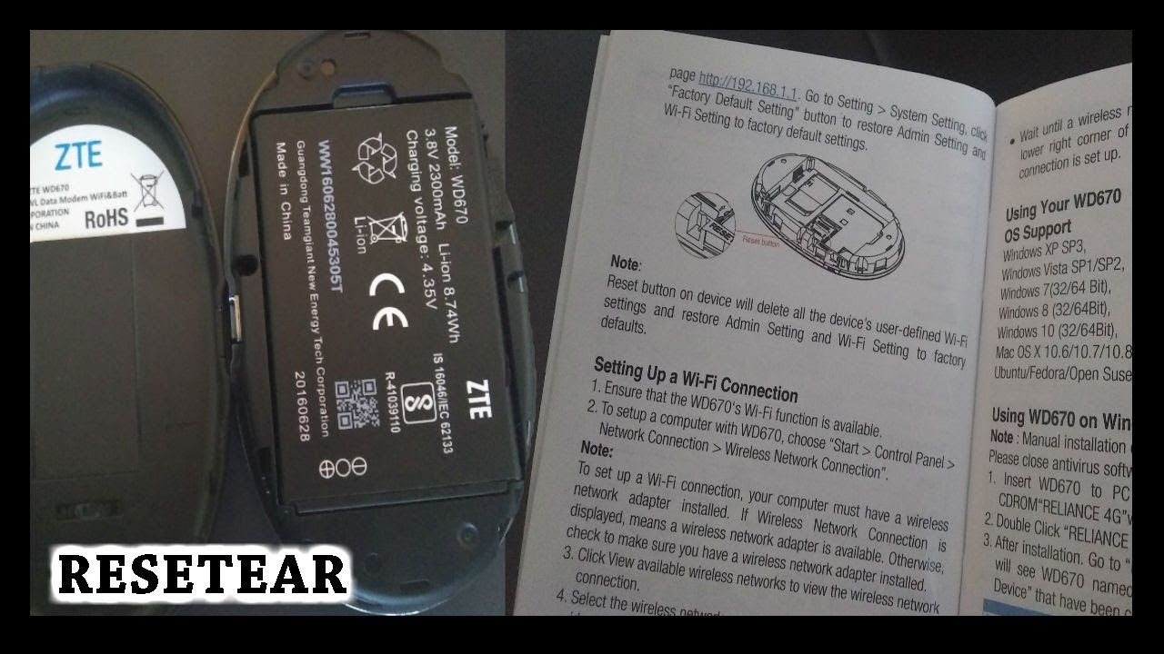 CÓMO RESETEAR EL WI-POD / HOW TO  RESET WI POD 4G LTE / Tutoriales_Tecno Videos