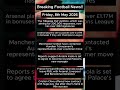 Football News! 8th May 2026