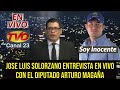 Entrevista Exclusiva EN VIVO Arturo Magaña con Jose Luis Solorzano TVO El Salvador