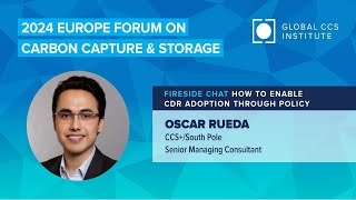 Fireside Chat | How to enable CDR adoption through policy, Oscar Rueda, Snr Managing Consultant