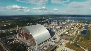 Building the biggest ark in the world to cover exploded reactor of Chernobyl nuclear plant 2015