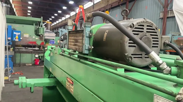 10' X 1/4" ACCURSHEAR MODEL #25010 HYDRAULIC SHEAR: STOCK #78930