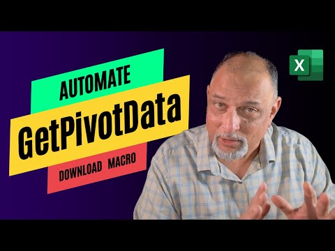 GetPivotData macro - Copy from pivot and paste as GetPivotData