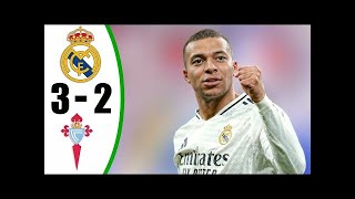 Arda Güler Golü  Real Madrid vs Celta Vigo 3-2 MAÇ ÖZETI  LaLiga 202425