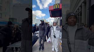 When police arrives, the fake products disappears #america #police #nypd #nyc #newyork