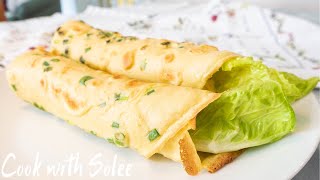 雞蛋餅 | Savoury Pancakes | 早餐食譜｜Breakfast Ideas