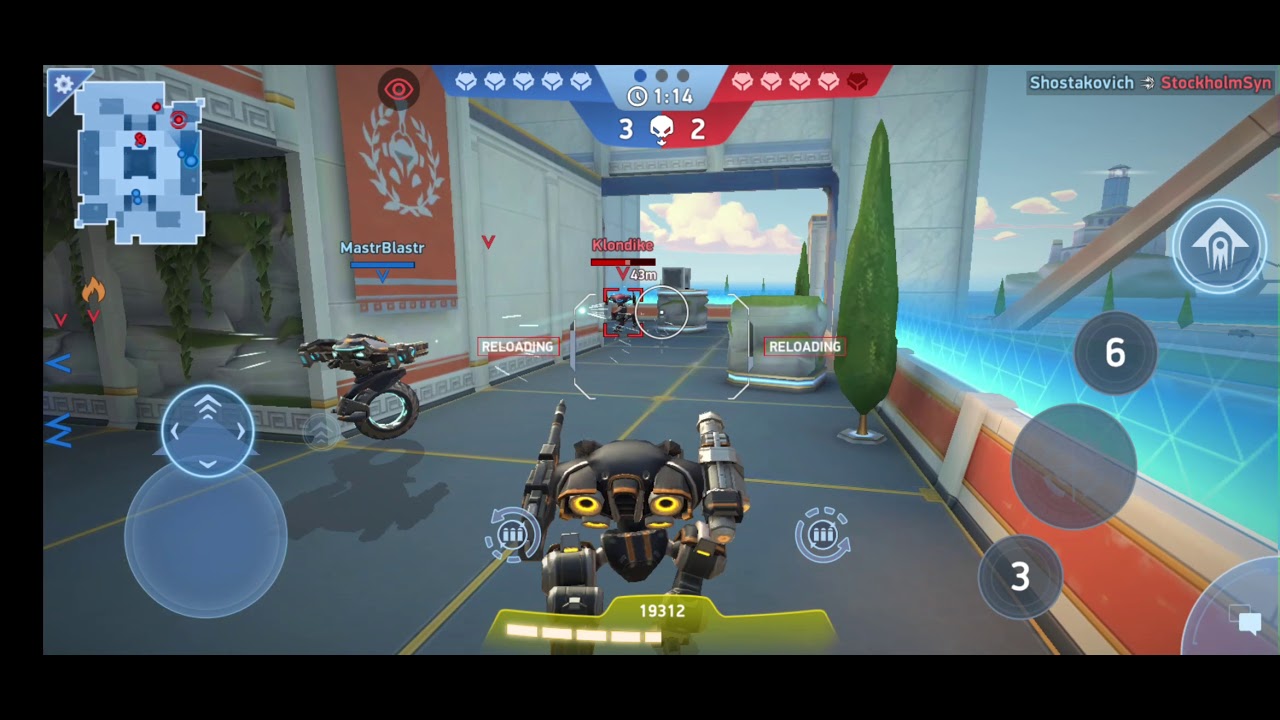 MECH ARENA Shostakovich/pHakor vs SeismicSmosh/ATotalLoony in Tournament Mayhem