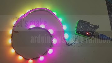 Arduino rainbow effect with ws2812b