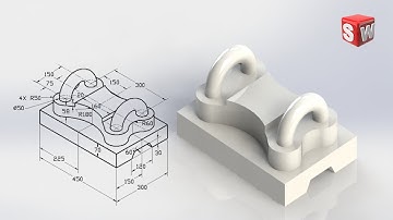 SolidWorks #24 - Tutorial CSWA Exam - Advanced Part Modeling 5 - Revolved Boss Feature