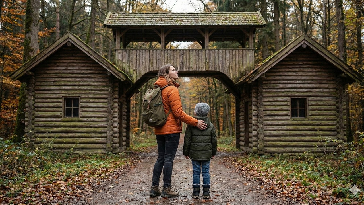 A Single Mother and Her Son Inherited a Hidden House — The Corridor Inside Changed Everything