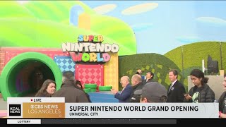 Super Nintendo World's grand opening at Universal Studios