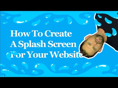 How To Create A Splash Screen For Your Website