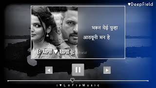 Vignette de la vidéo "Dhaga Dhaga Reprised Version Marathi Song [ Crystal Audio Lyrics ] Slowed + Lofi _ #new  #music"