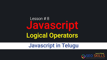 Logical Operators - Javascript in Telugu