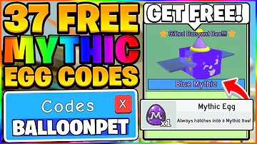 ALL 37 FREE MYTHIC BEE EGG CODES IN BEE SWARM SIMULATOR! Roblox