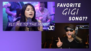 GIGI De Lana &amp; The Gigi Vibes - FLY ME TO THE MOON | REACTION