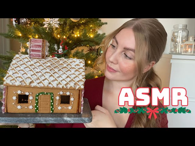 ✨ASMR SUOMI✨ Piparkakkutalo ja höpöttelyä jouluruoasta❤️ (decorating a gingerbread house)