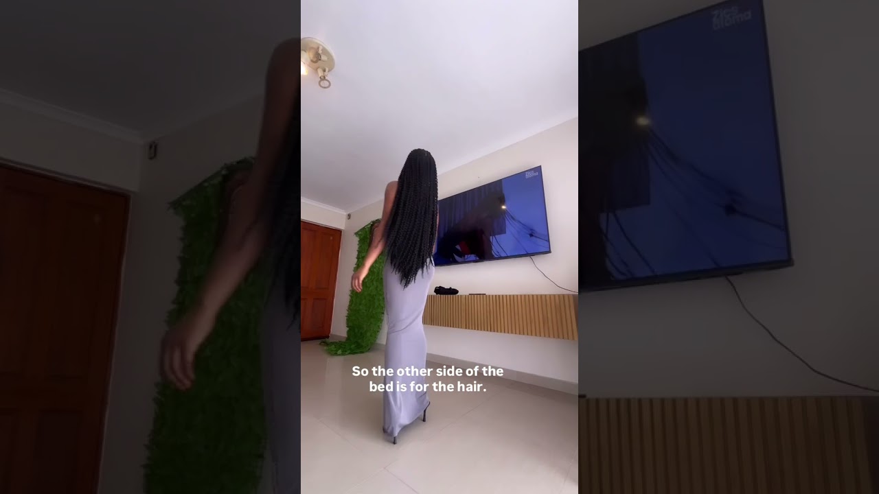 People keep asking me how I made my hair myself. 