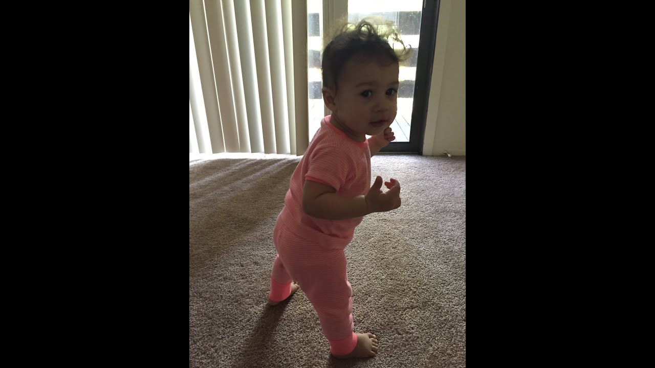 8 month old baby walking