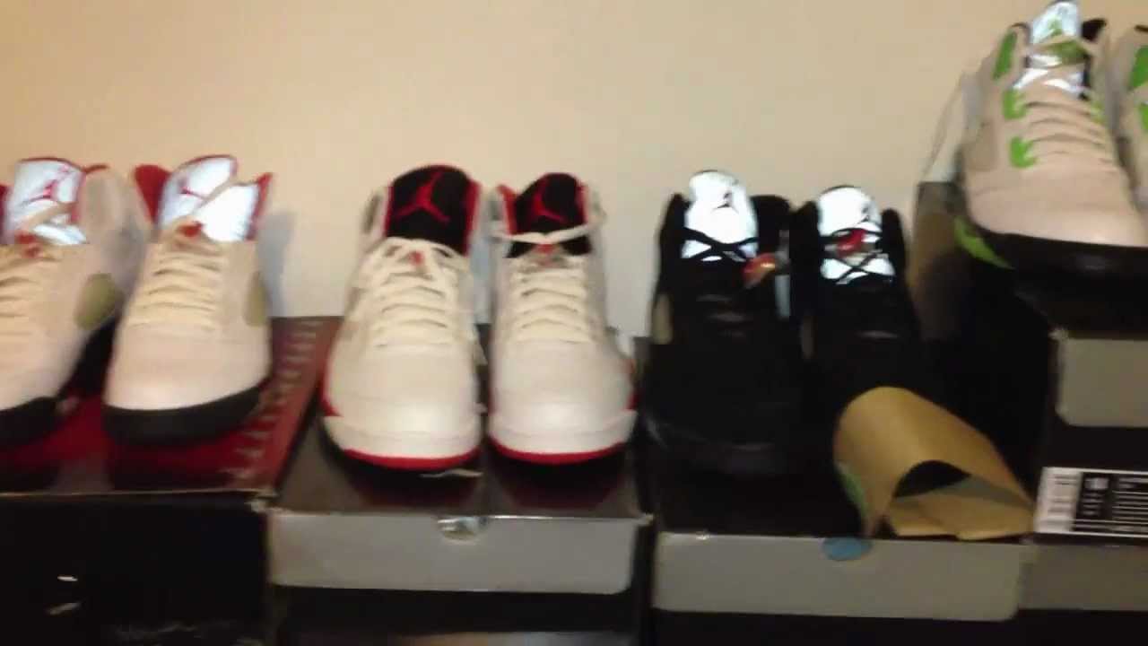 Nike Air Jordan 5 Collection HD - YouTube