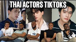 Our Reaction To Thai Actors Tiktok Compilation.