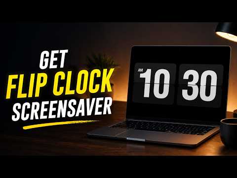 How to Get Flip Clock Screensaver on Windows & Mac