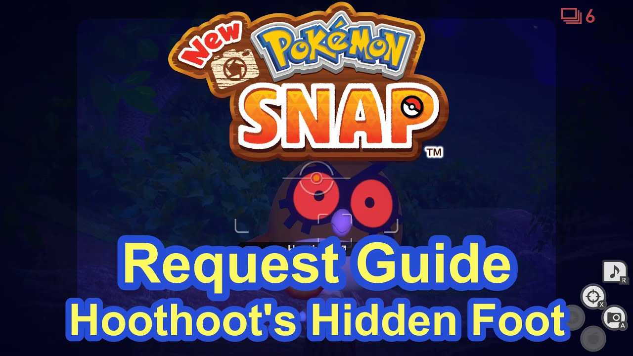 Hoothoot's Hidden Foot Request Guide - Florio Park Night (New Pokemon Snap)