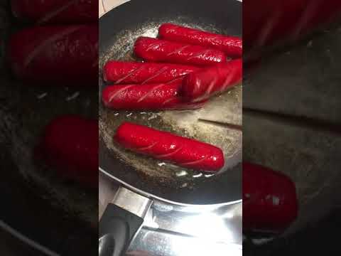 Tender juicy hotdog
