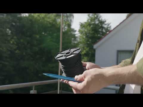 Montage Spannstangen (ohne Rahmen oben) – BOY Katzennetz Montagevideo