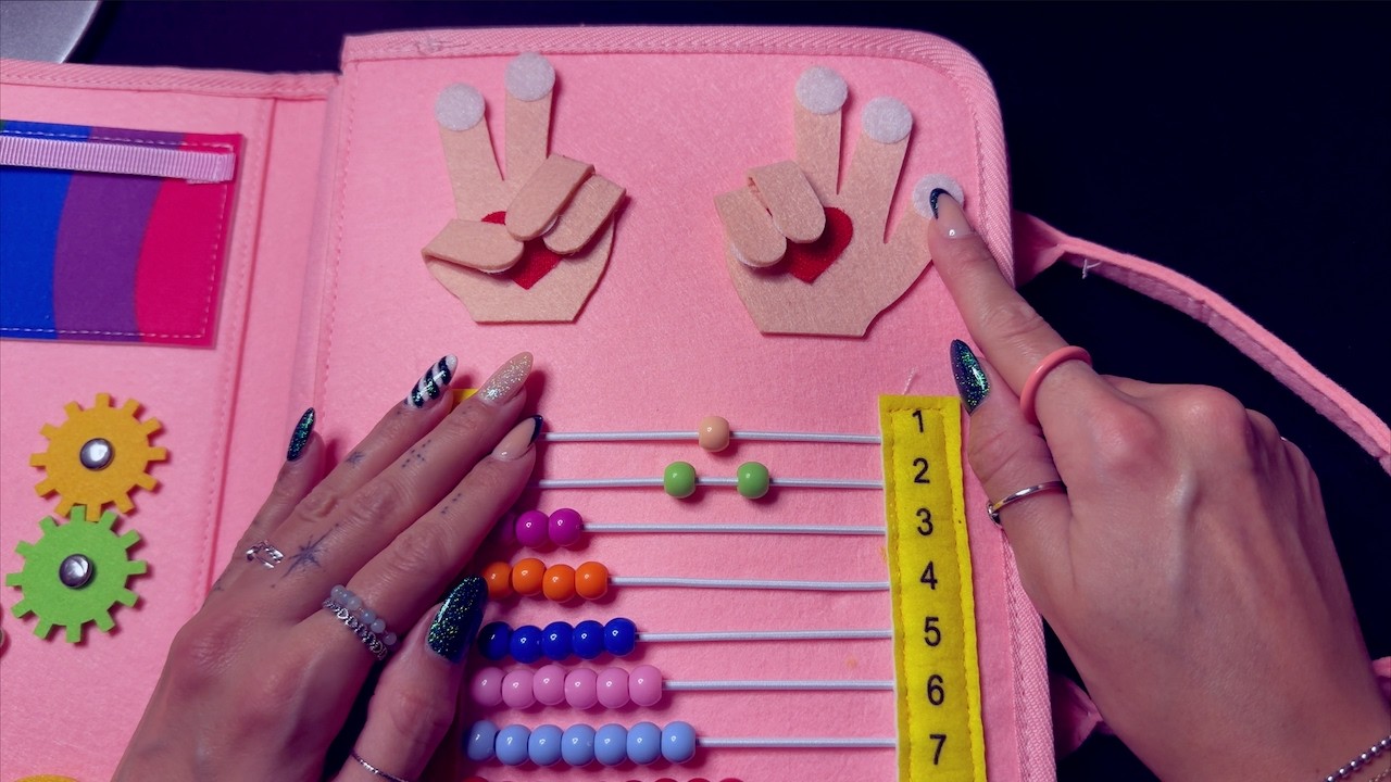 ASMR Fidget Book zum Einschlafen und Entspannen