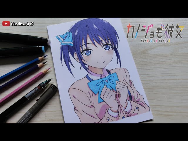 Drawing Nagisa Minase  Kanojo mo Kanojo ( Girlfriend, Girlfriend ) 