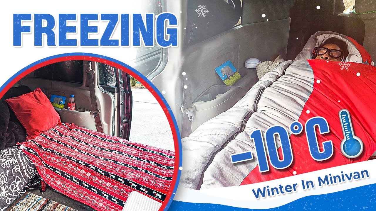 WARM AS F*CK| HOW TO STAY WARM LIVING IN VAN IN THE WINTER bloopers ...
