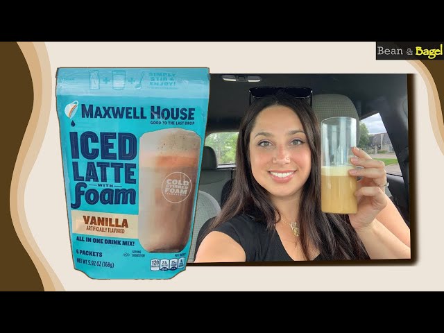 Instant Cold Foam: Maxwell House Iced Latte with Foam Review 