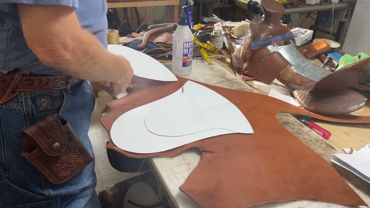 Cutting the ground seat pieces