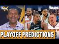 NBA Playoff PREDICTIONS: Wemby &amp; Spurs OVER Thunder? Knicks UPSET Celtics? | THE HERD