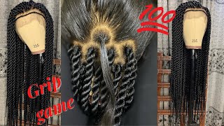 PERFECT YOUR GRIP GAME AND PREVENT SLIPPING!! How to grip roots and twist on a wig |Ammie N