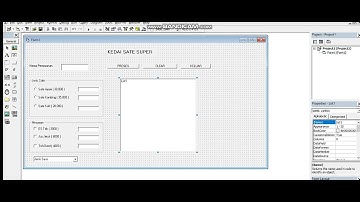 Program Visual Basic Menu Restoran dengan menggunakan Option Box, Check Box & Combo Box