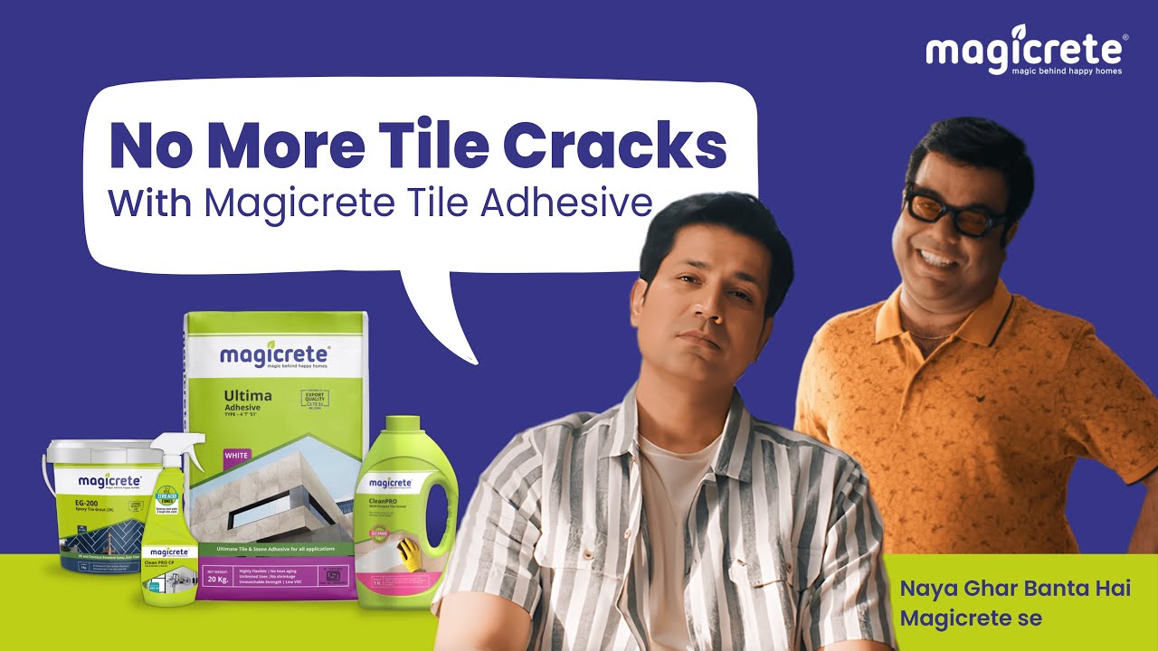 Magicrete Tile Adhesive Ad Film 2 Sumeet Vyas Naya Ghar Banta Hai