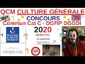 Qcm culture gnrale  annales concours concours commun  dgfip  douanes   cat c  202021  quiz