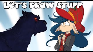 LETS DRAW STUFF!  MYTHICAL DOGS