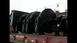 Gearbox Driven Towing Winches For Marine Industry