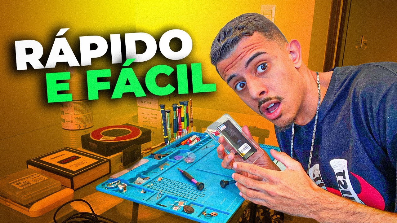 TUTORIAL COMO TROCAR A BATERIA DO IPHONE 7 PLUS | OZIEL VIDAL