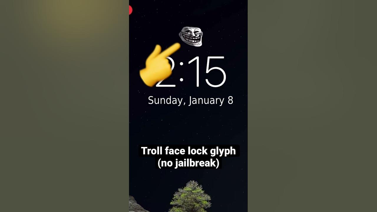 TrollLock Reborn masks the Lock Screen's Face ID glyph with an