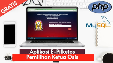 Review Source Code Aplikasi E-Pilketos (Pemilihan Ketua Osis) Berbasis Web Gratis | source code