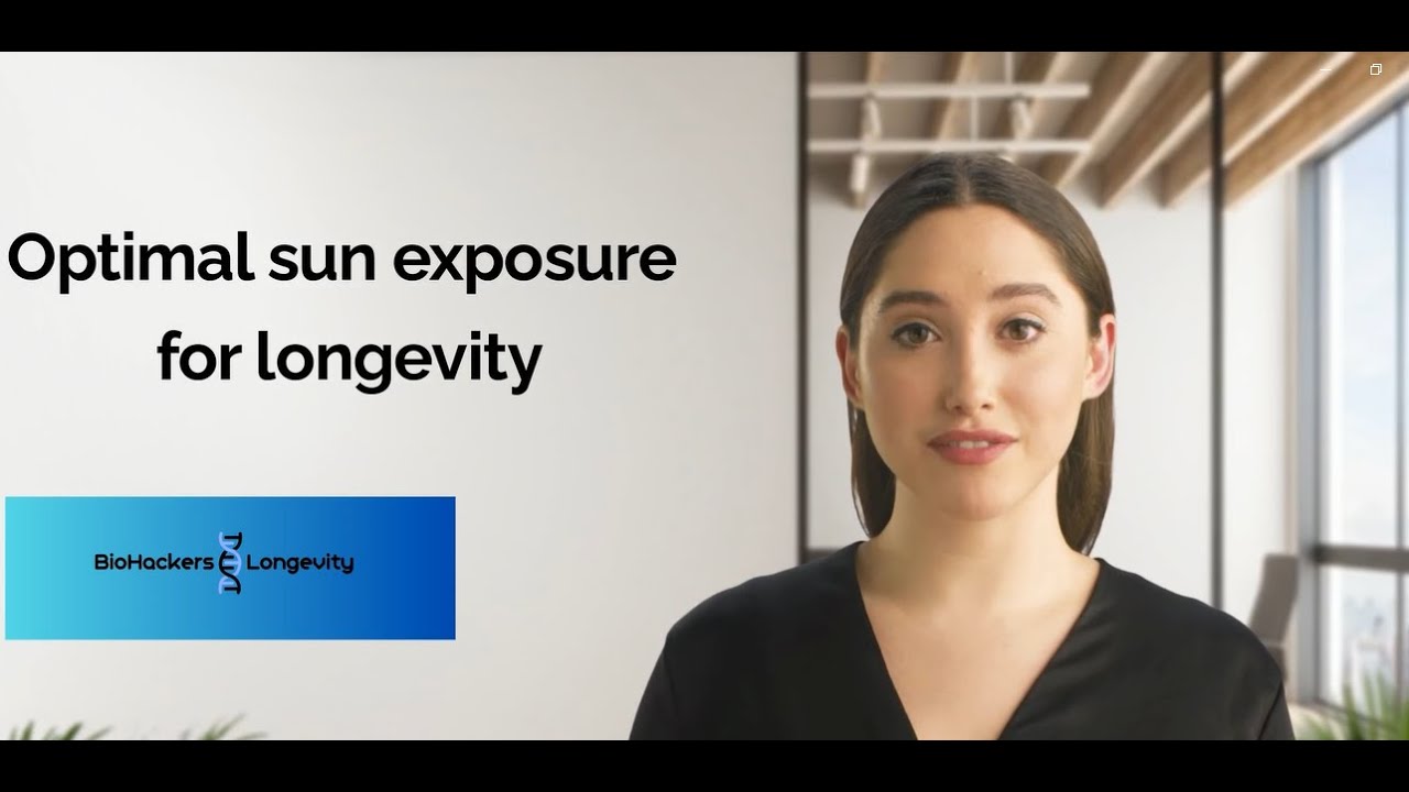 Optimal sun exposure for longevity