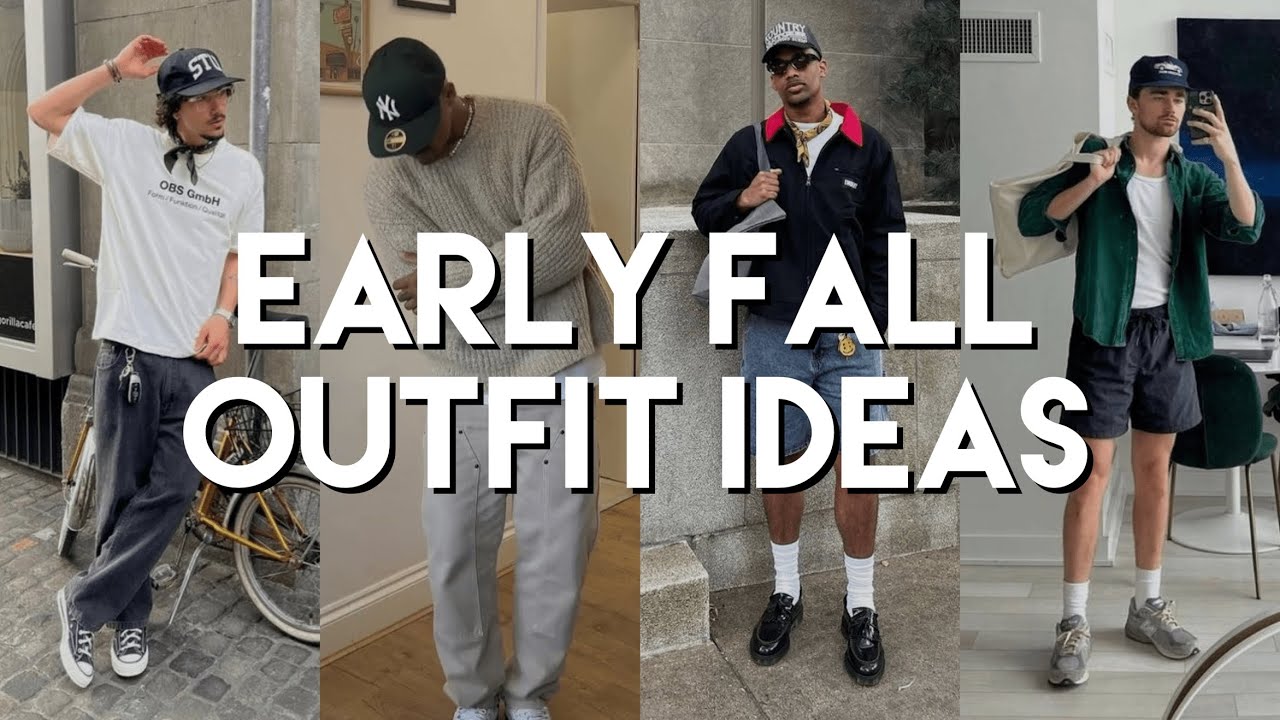Simple Early Fall Outfit Ideas | Men's Fashion Style 2023 - YouTube