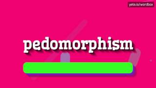 Pedomorfi̇zm Nasil Telafi̇ Edi̇li̇r? How To Pronounce Pedomorphism?