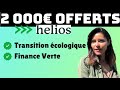 2000 OFFERTS Pour La TRANSITION ECOLOGIQUE Avec Helios mp3